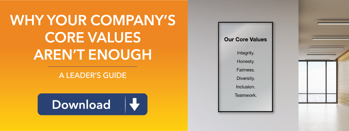 why core values aren't enough